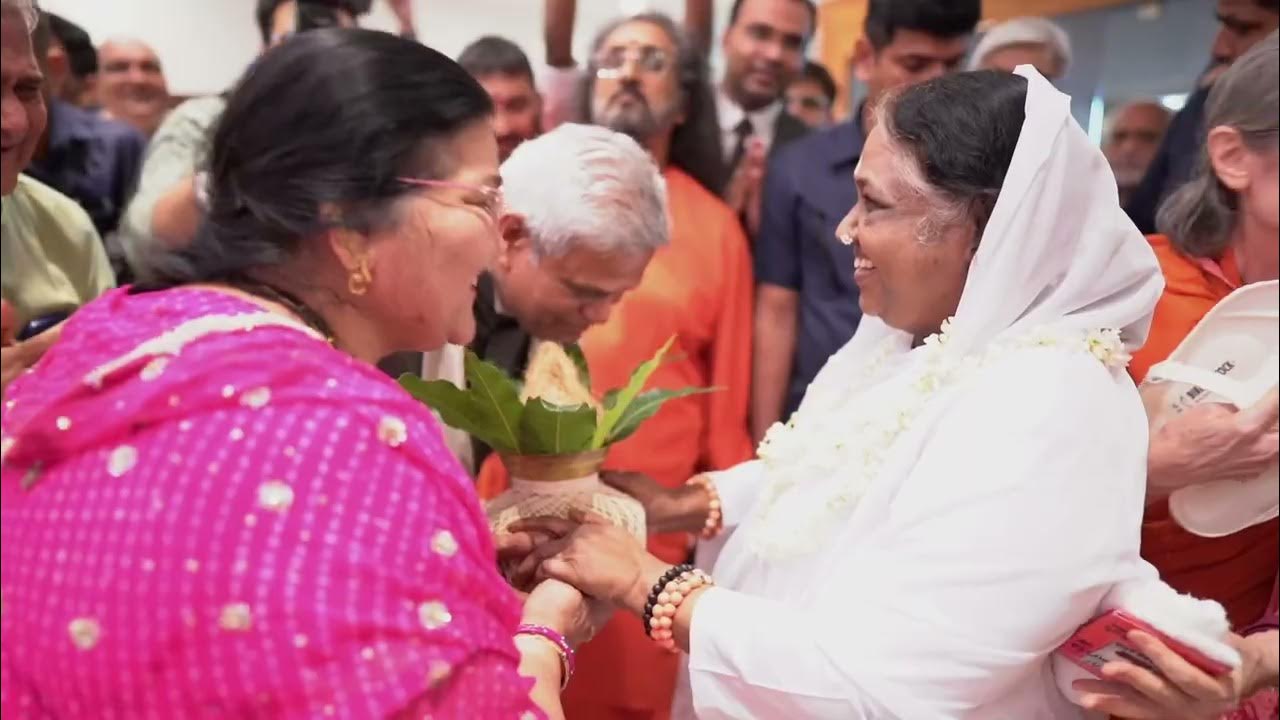Amma arrives at Jaipur for the Civil 20 India 2023 Summit
