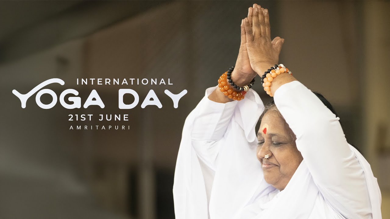 International Day of Yoga at Amritapuri with Amma