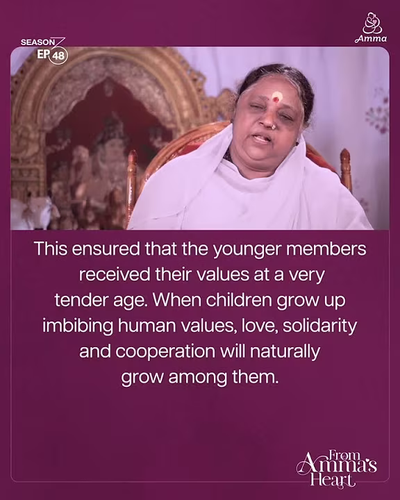 Strengthening Human Values – From Amma’s Heart S3 E48