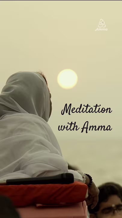 #Meditation with #Amma